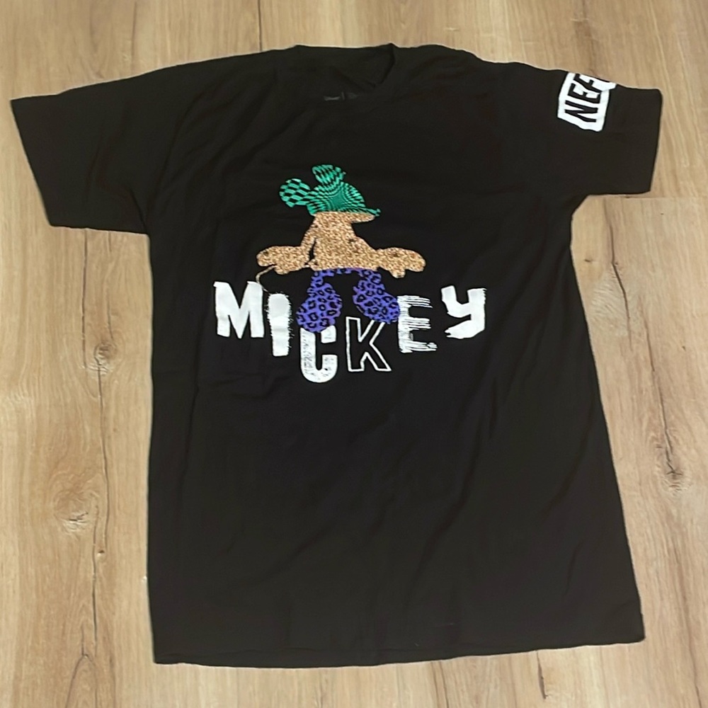 Disney x Neff Mickey Mouse T Shirt. Black. Size Small.‎ Excellent condition.